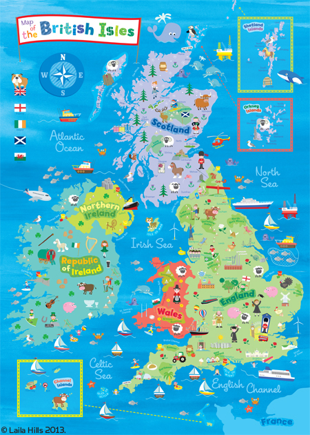 LH British Isles Map live text newest