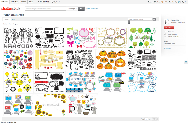 Clipart on Shutterstock | Laila Hills Illustration and Design